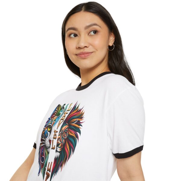 Unisex Cotton Ringer T-Shirt - Image 7