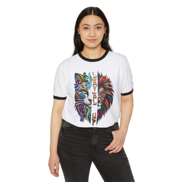 Unisex Cotton Ringer T-Shirt - Image 4