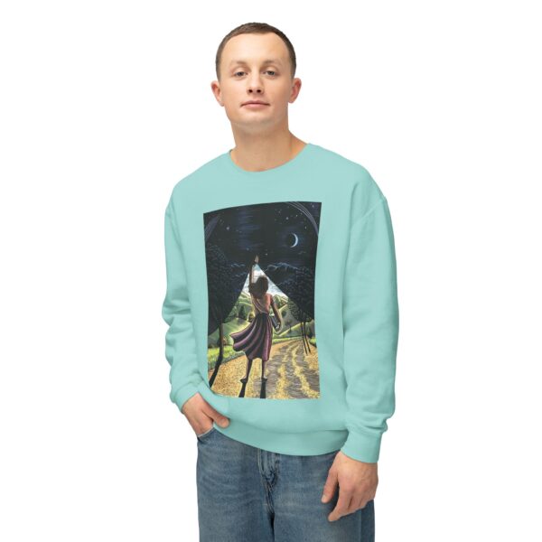 Unisex Lightweight Crewneck Sweatshirt - Image 45